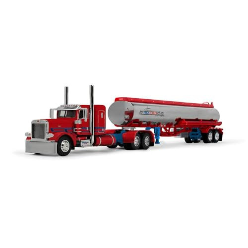 First Gear DCP Peterbilt® Model 389 with 36” Flat Top Sleeper & Heil® Fuel Tank Trailer Sancken Custom Truck by Amcan