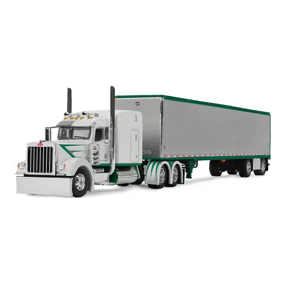 First Gear Peterbilt Model 389 with 63” Mid-Roof Sleeper & 53’ Utility Trailer 1/64 60-2192