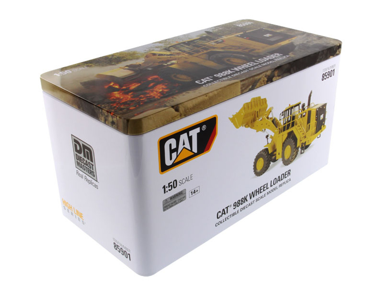 販売特価DIECAST MASTERS　1/50　CAT　994K ホイールローダー　85505　缶底ヘコミ　建機ミニカー　同時梱包OK　★H 建設車両、作業車