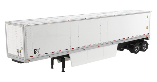 Diecast Masters 53' Dry Van Trailer in White - Trailer Only 1/50