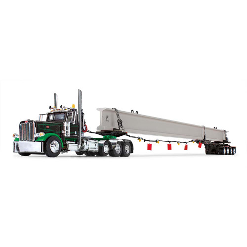 DCP Peterbilt Model 389 Day Cab & ERMC 4-Axle Hydra-Steer Trailer