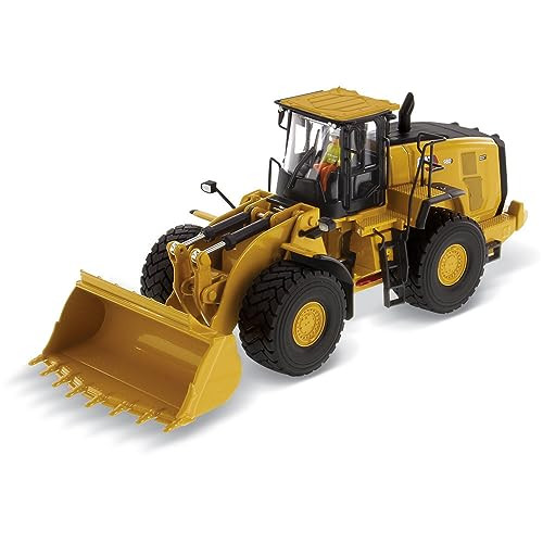 Diecast Masters 1:50 Caterpillar 980 Wheel Loader | High Line Series Cat Trucks & Construction Equipment | 1:50 Scale Model Diecast Collectible Model 85684