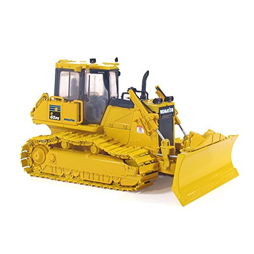 First Gear KOMATSU D65PX-17 Dozer with Hitch 1/50 50-3246-V