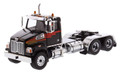 Diecast Masters Western Star 4700 SF Tandem Day Cab in Metallic Black 1/50 71036