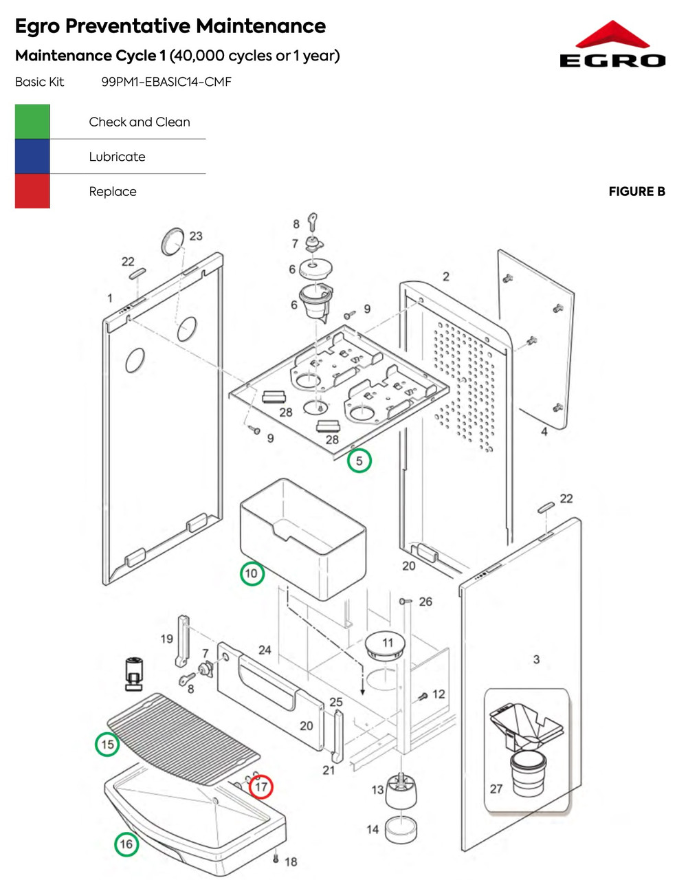 99PM1-EBASIC14-CMF Egro One PM Kit instructions