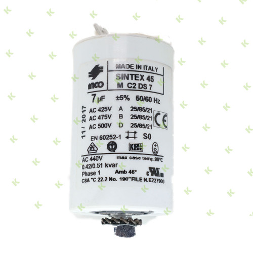 1557859 Capacitor 7microF for pump motor