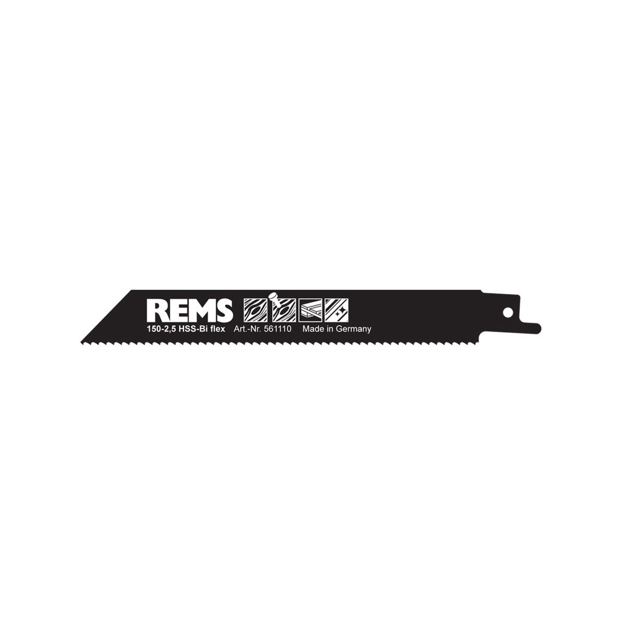 Rems 561110 150mm Reciprocating Saw Blades Pallets Wood