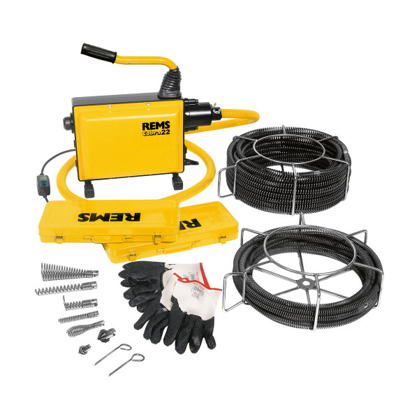 Rems 172012 Cobra 22 Set 16 + 22 Electric Pipe & Drain Cleaner