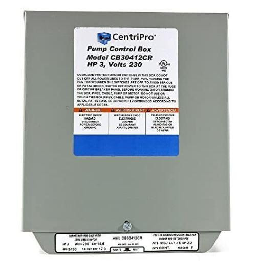 Goulds 3 HP 230V CentriPro CSCR Control Box - CB30412CR