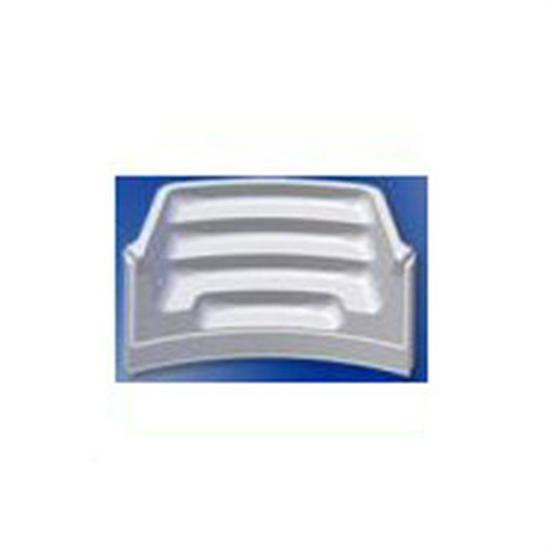 Quaker 6' In Ground Radius 4 Step White