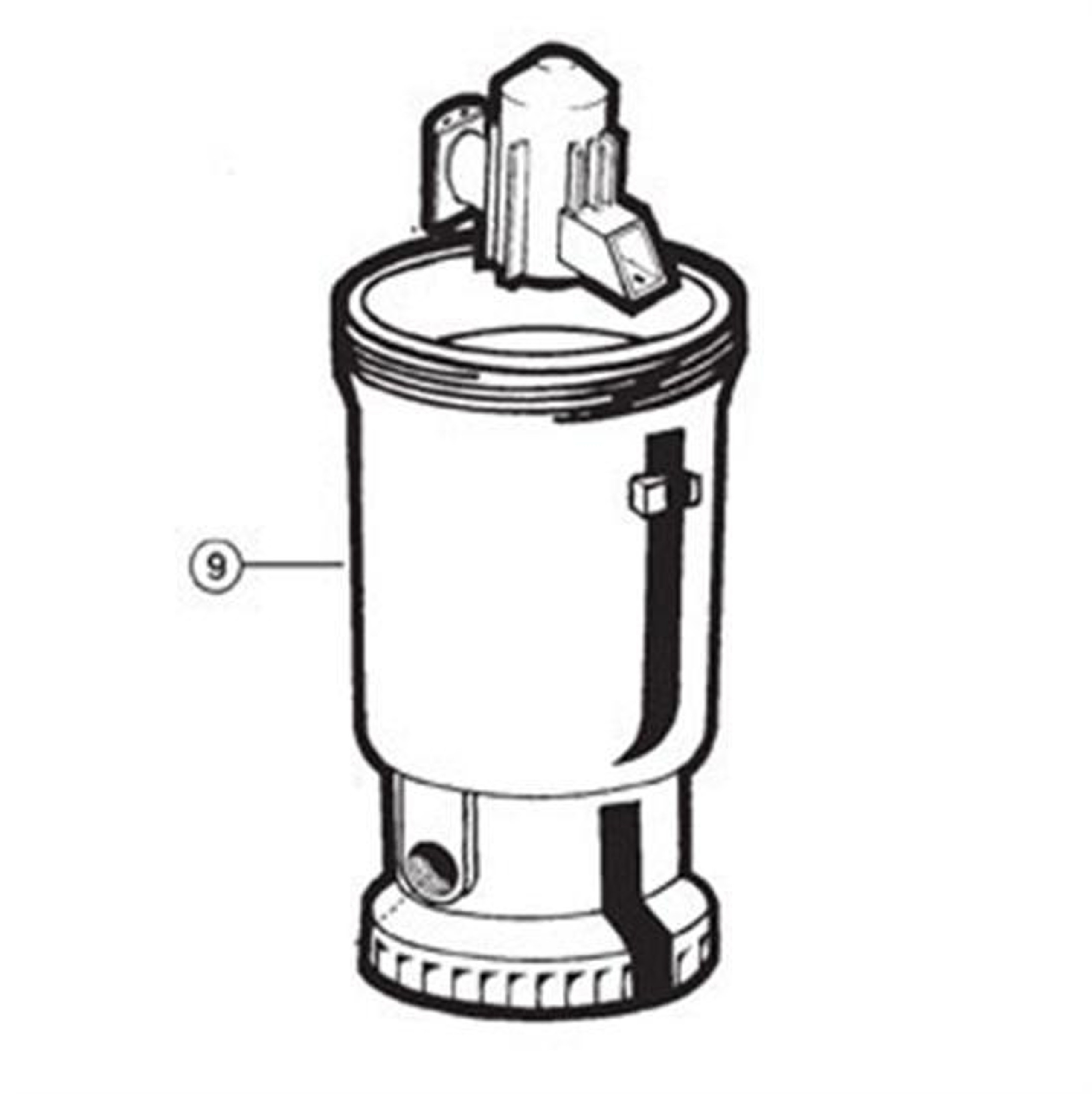 Hayward Platinum Filter Body with Flow Diffuser EC40