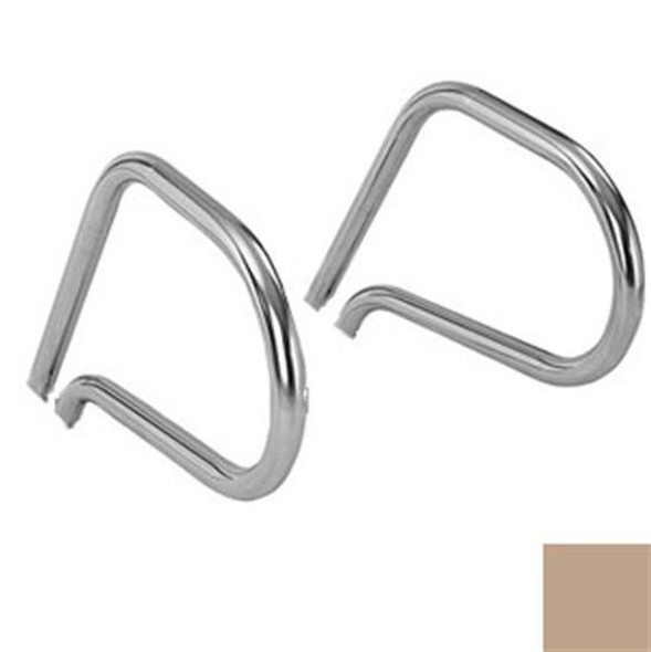SR Smith Residential Ring Handrails - Pair - No Anchors - Taupe