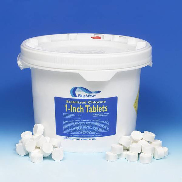 1" Tri-Chlor Chlorine Tablets 100 lb. Pail