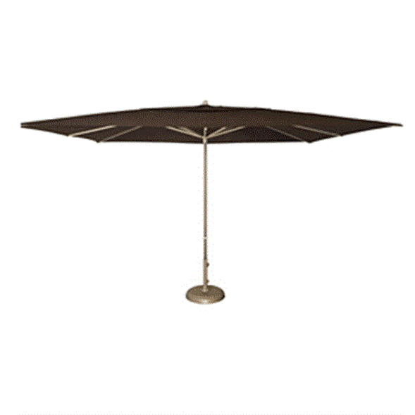 Pacific Easy Glide Umbrella and Base -10 X 13 Ft - Kona Brown