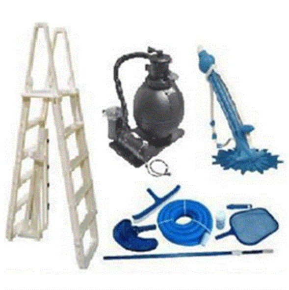 Above Ground Pool Equipment Pack for 15' Round - Includes Small Sand System