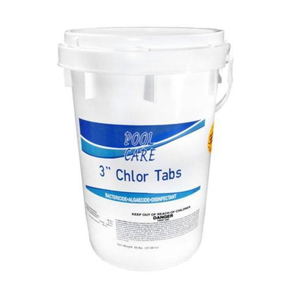 Pool Care 3" 7-Day Chlorinating Tablets - 50 lb Pail