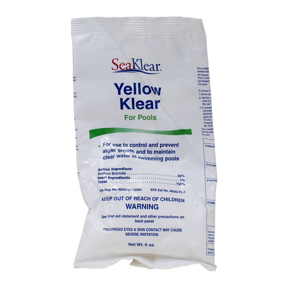 Sea Klear Yellow 6oz Algaecide - 90521SKR Sea Klear Yellow 6oz Algaecide - 90521SKR