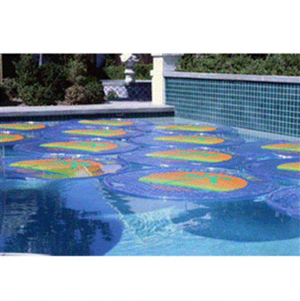 Solar Sun Rings w- Water Anchors for 28' Round A-G Pools - 15 Solar Rings