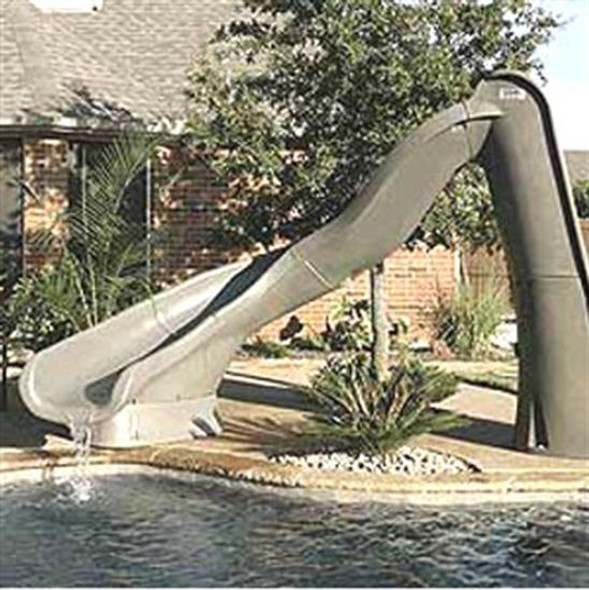 SR Smith Turbo Twister Pool Slide Left Turn Sandstone - 688-209-58223 SR Smith Turbo Twister Pool Slide Left Turn Sandstone - 688-209-58223