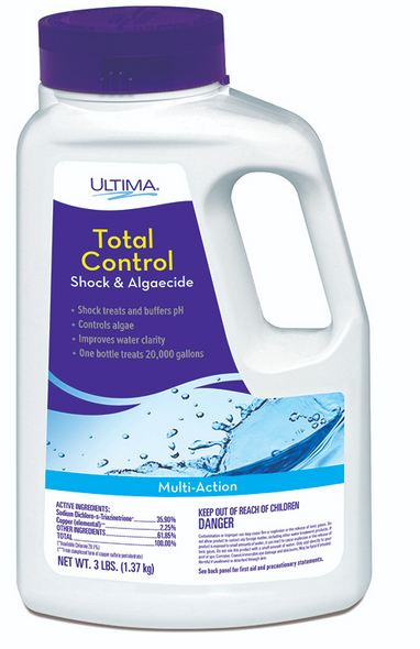 Ultima Total Control Shock and Algaecide 3 lbs 1 Jar - LT24726-1JAR