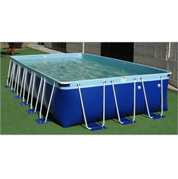 Aqua Blue 9' x 41' Oval So' Wall Pool 48" Deep