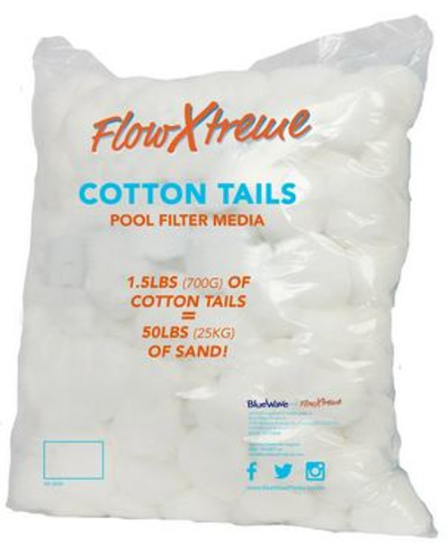 FlowXtreme Cotton Tails Filter Media 0.75 lbs - NE4511
