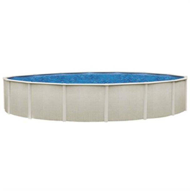 Belize 21' Round 48" Steel Pool with 6" Top Seat