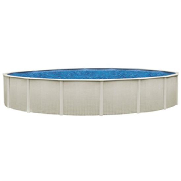 Belize 27' Round 52" Steel Pool with 6" Top Seat