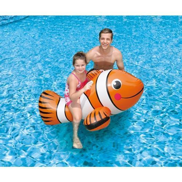 Giant 67” Clown Fish Ride On Inflatable