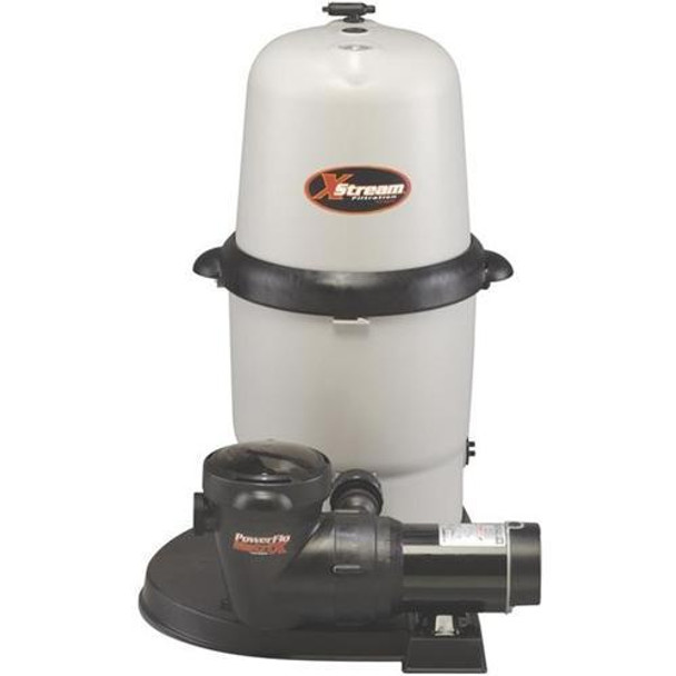 Hayward 150 Sq Ft Xstream Filter System with 1.5 HP 2 Speed PowerFlo Matrix Pump - CC150932S