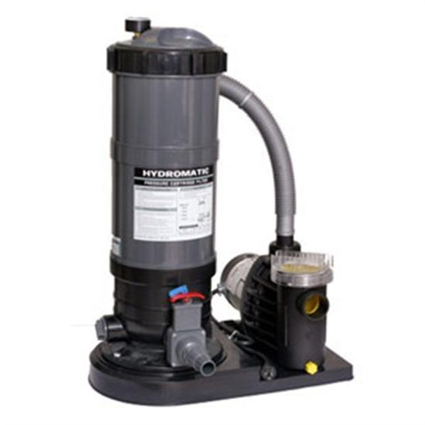 120 Sq. Ft. Above-Ground Cartridge Filter with 1-1/2 HP Pump