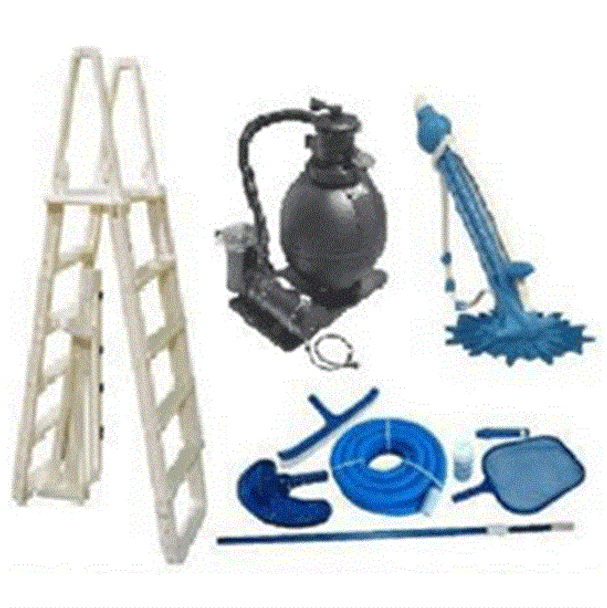 Above Ground Pool Equipment Pack for 21' Round - Includes Small Sand System