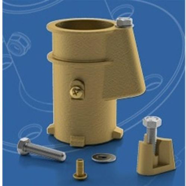 Permacast 4" Bronze Anchor Socket - 1.9 Inch