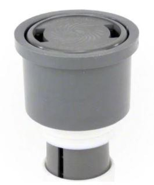 Polaris Caretaker High Flow Cleaning Head with 2" Collar & Cap for Concrete Pools -Charcoal Gray - 5-9-0536