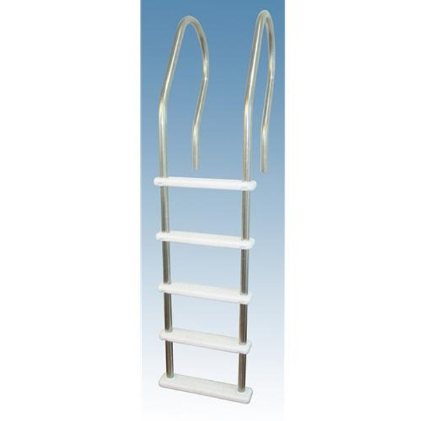 Blue Wave Plastic-Tread Reverse Bend Stainless-Steel In-Pool Ladder - NE1147