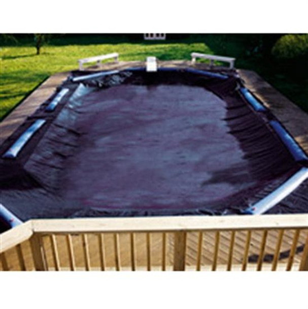 Royal In-Ground Winter Cover - 20' x 40' Pool Size - 25' x 45' Rect. Cover - 5  ft Overlap