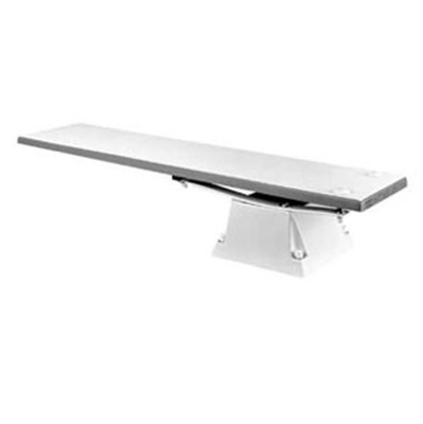 SR Smith Supreme Jump Stand with 6' Frontier III Board Pewter Gray with White Springs - 68-209-61620