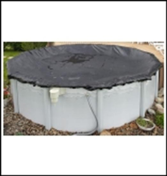 Above-Ground Rugged Mesh Winter Cover -Pool Size: 18' x 40' Oval- Arctic Armor 8 Yr Warranty