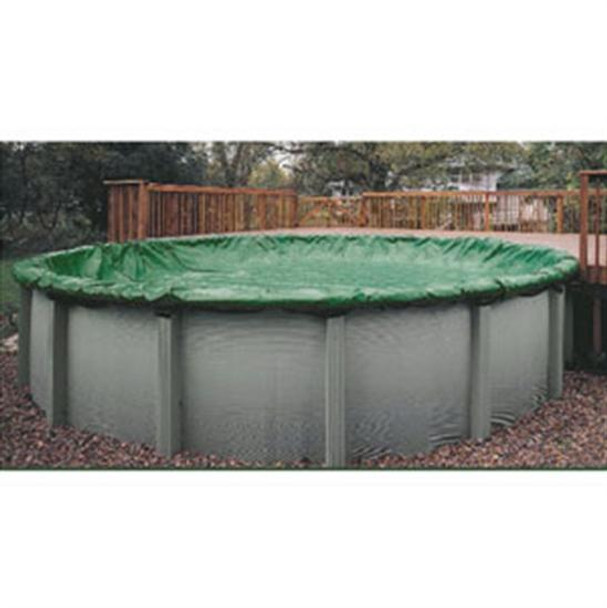 Above-ground Winter Cover -Pool Size: 12’ x 28' Oval- Arctic Armor 8 Yr Warranty