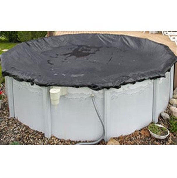 Above-Ground Rugged Mesh Winter Cover -Pool Size: 12' x 24' Oval- Arctic Armor 8 Yr Warranty