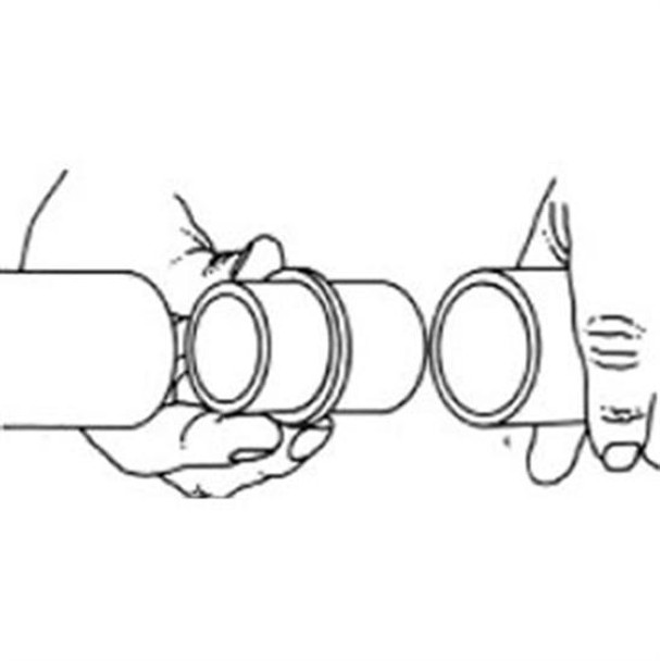 American Granby 1.5" PVC Pipe Insider Connector