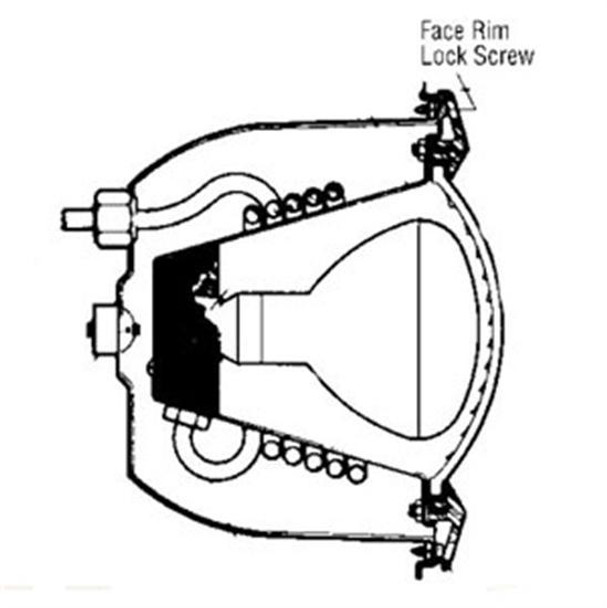 Hayward Lockscrew Face Rim With Nut