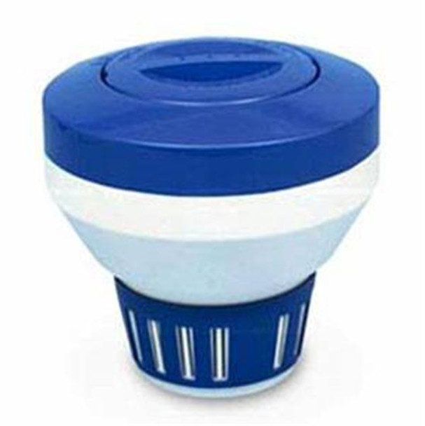Rainbow Chlorine Bromine Floating Chemical Dispenser - Blue-White Rainbow Chlorine Bromine Floating Chemical Dispenser - Blue-White