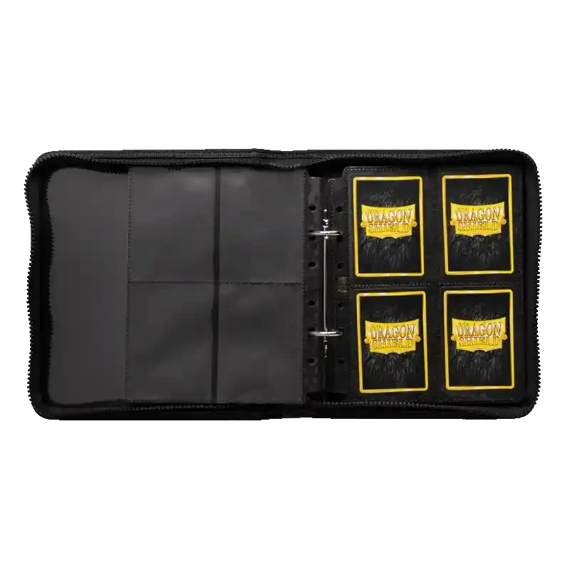 card codex zipster binder Dragon Shield 4 Pocket Ashen White The Zipster comes with 20 sideloading 18pocket pages and samples of other Dragon Shield pocket pages Card Codex Zipster Binder Regular