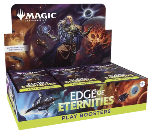 Magic: The Gathering Edge of Eternities Play Booster Box — sealed booster box packaging