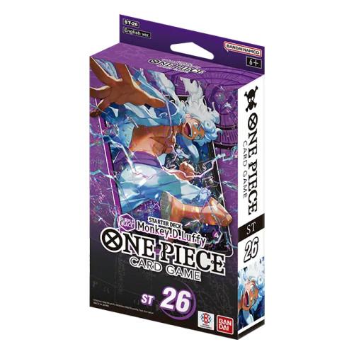 One Piece Card Game Starter Deck Purple/Black - Monkey.D.Luffy [ST26] — starter deck/kit box