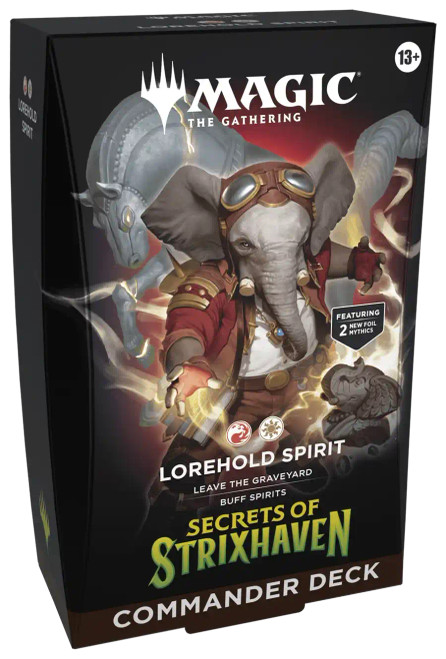 Magic: The Gathering Secrets of Strixhaven Commander Deck - Lorehold Spirit — Commander deck box