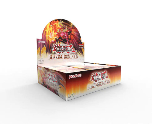Yu-Gi-Oh! Blazing Dominion Booster Box — sealed booster box packaging