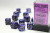Lustrous Purple/Gold 16mm d6 Dice Block (12pcs)