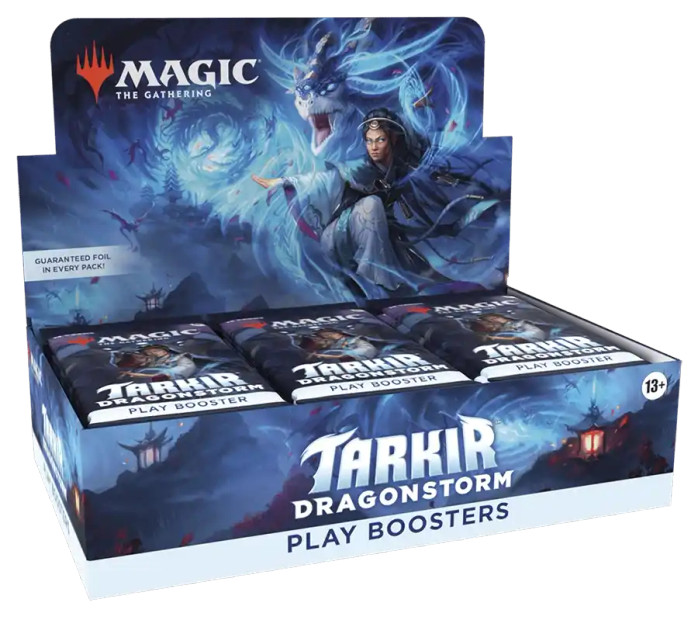 Magic: The Gathering Tarkir: Dragonstorm Play Booster Box — sealed booster box packaging